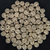 Pérola Craquelada Com furo Passante Tamanho 10mm com 50 Unidades - Crie miçangas, acessórios, bijuterias e personalizados! | Flora Store Artesanatos