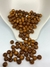 Conta Redonda de Madeira 8mm Com Furo Passante Com 100 Unidades - comprar online