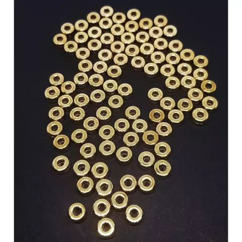 Entremeio Rodelinha 4x8mm ABS Com 50 Unidades