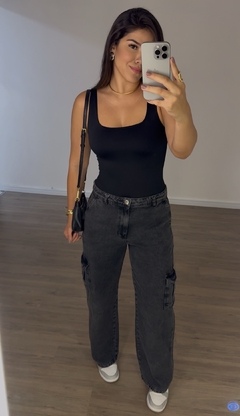 Calça Jeans Cargo na internet