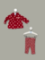 Conjunto Blusa Fleece e Legging Vemelho Child Of Mine