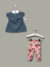 Conjunto Carter's Bata e Calça Legging Infantil Florida Novo (Nunca Usado)