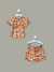 Conjunto Bata e Short Infantil Pêssego Hering