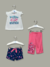 Pijama Carter's 3 peças Cisne Infantil