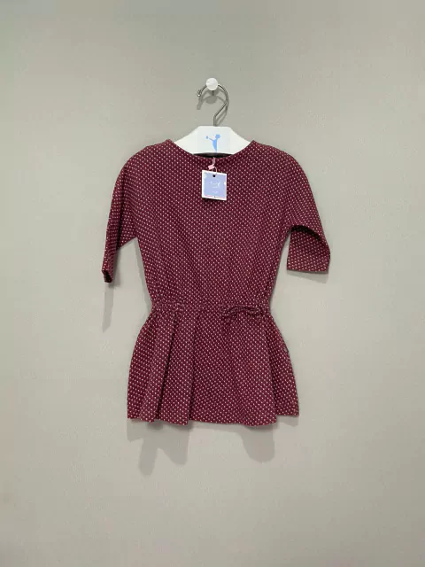 Vestido Infantil Green Vinho