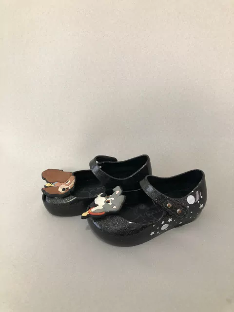 Mini Melissa Dama e Vagabundo Preto