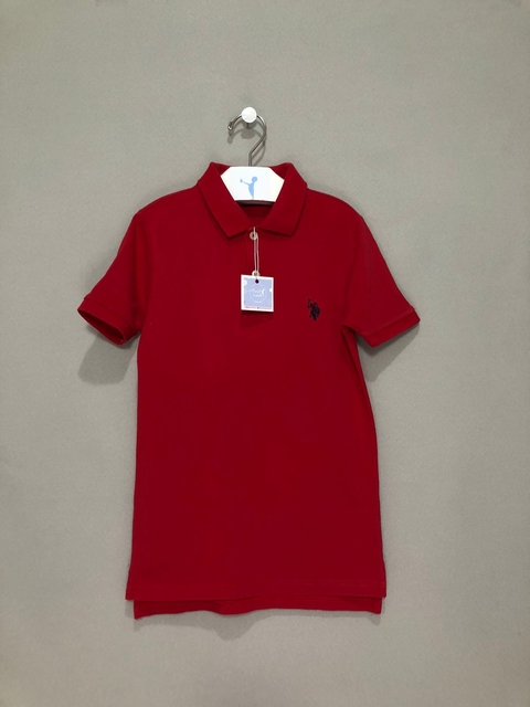 Camisa U.S Polo Assn Vermelho Infantil