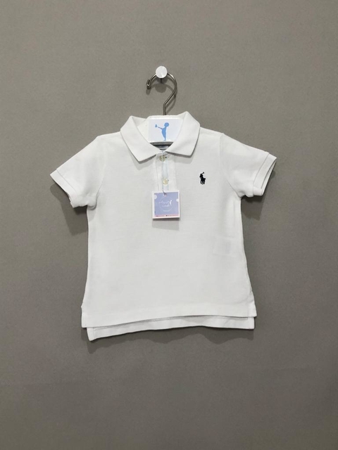 Camisa Polo Ralph Lauren Branco Infantil