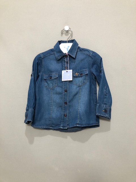 Camisa Jeans Infantil Dudalina