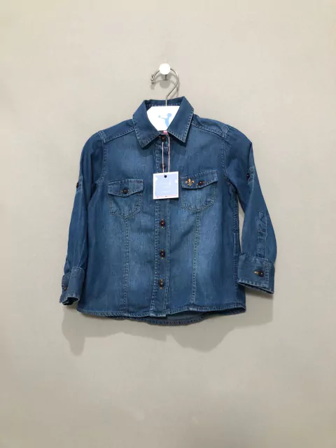 Camisa Jeans Infantil Dudalina