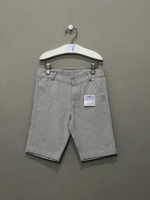 Bermuda Linho Cinza Gira Baby Infantil