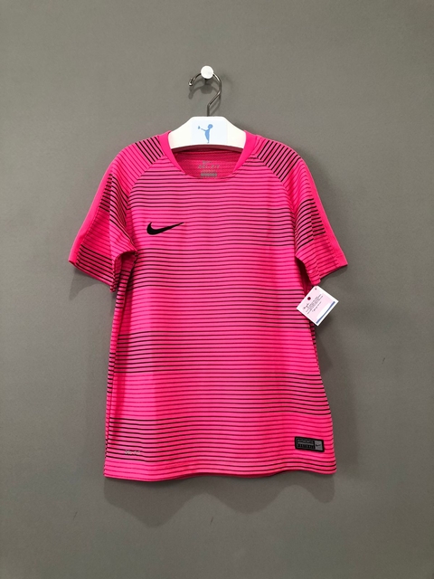 Camisa Rosa Nike Listrada Infantil