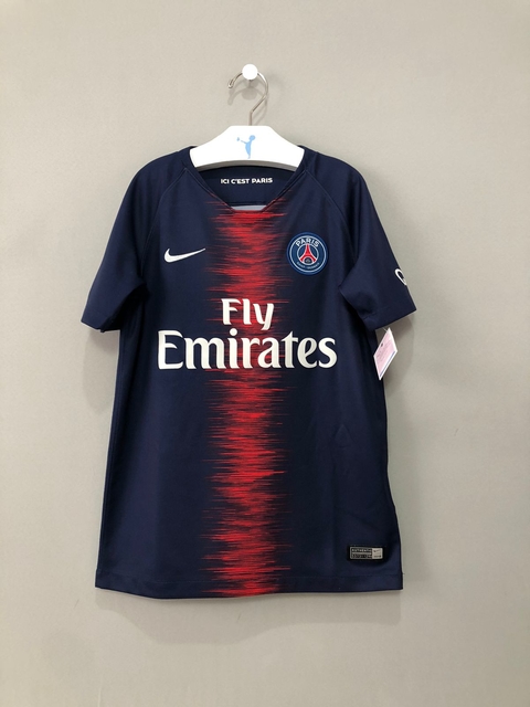 Camisa Nike PSG Azul Marinho Infantil