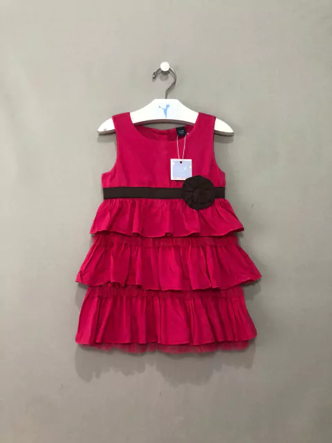 Vestido Babado Rosa Gap Infantil