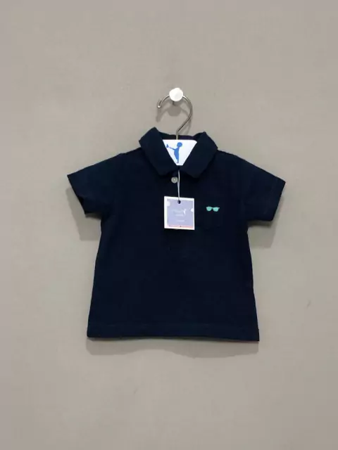 Camisa Polo Carter's Azul Marinho Infantil