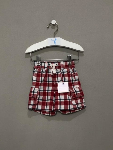 Bermuda Xadrez Vermelho Gymboree Infantil