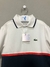 Camisa Polo Lacoste Sport Branco/Azul Infantil na internet