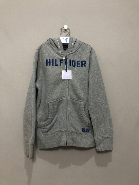Moletom Cinza C/Capuz Tommy Hilfiger Infantil