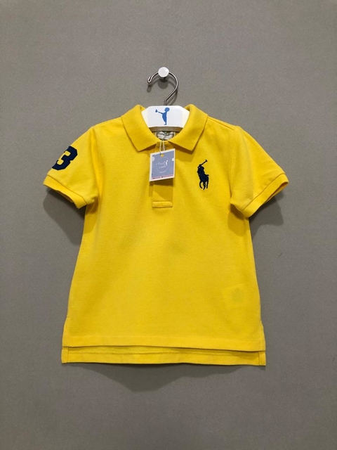 Camisa Polo Ralph Lauren Amarelo Infantil