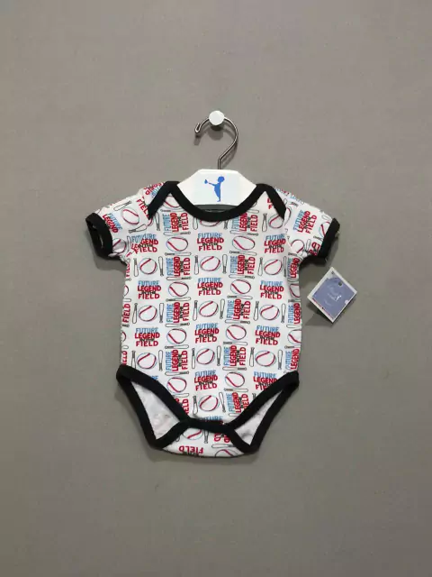 Body Estampado Baseball Swiggles Bebê