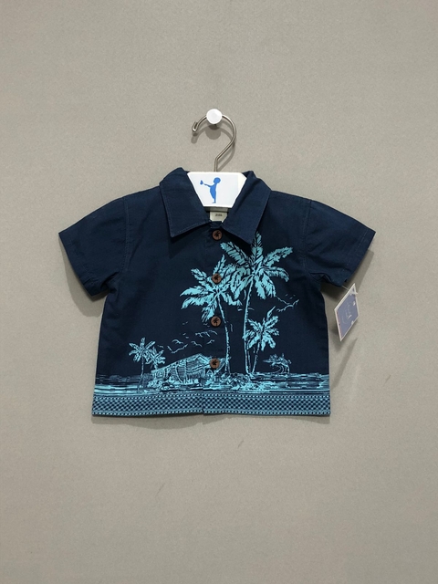 Camisa Social Bebê Mickey Disney