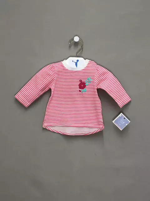 Camiseta Listrada Rosa Teddy Boom Bebê