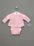 Conjunto Bebe Casaco Body e Calça Rosa First Impressions Carter's - comprar online