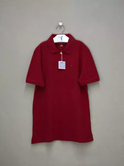 Camisa Polo Tommy Hilfiger Vermelho Infantil