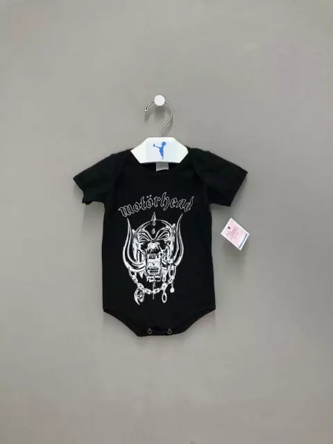 Body Motorhead Preto Bebê