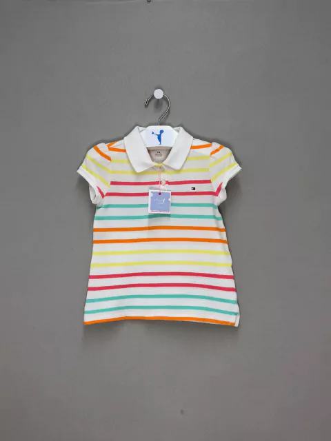 Polo Listrada Colorida Tommy Hilfiger Infantil