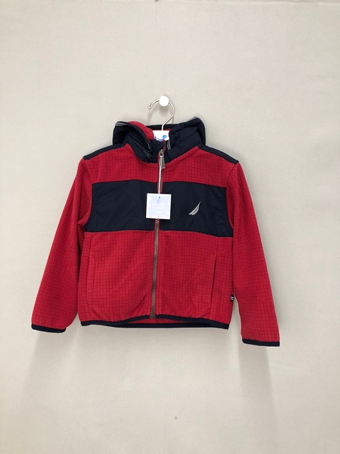 Casaco Nautica Vermelho e Azul Marinho Bebê