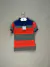 Camisa Polo Nautica Listrado Azul e Laranja Infantil