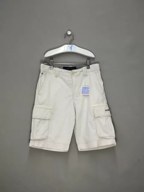 Bermuda Sarja Tommy Hilfiger Off White Infantil