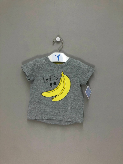 Camiseta Cinza Estampado Okie Dokie