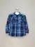 Camisa Xadrez Azul Levis Infantil