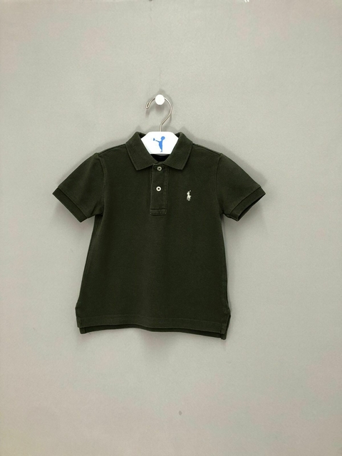 Camisa Polo Manga Curta Ralph Lauren Verde Musgo infantil