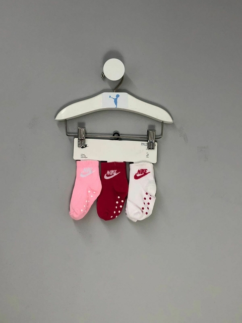 Kit 3 pares de meias menina Nike