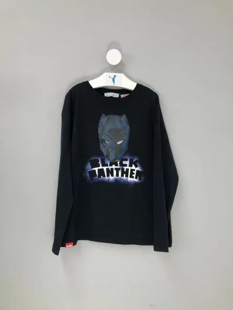 Camiseta Manga Longa Pantera Negra Preto Zara