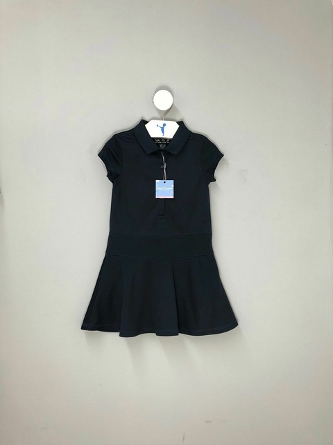 Vestido Nautica Infantil Preto