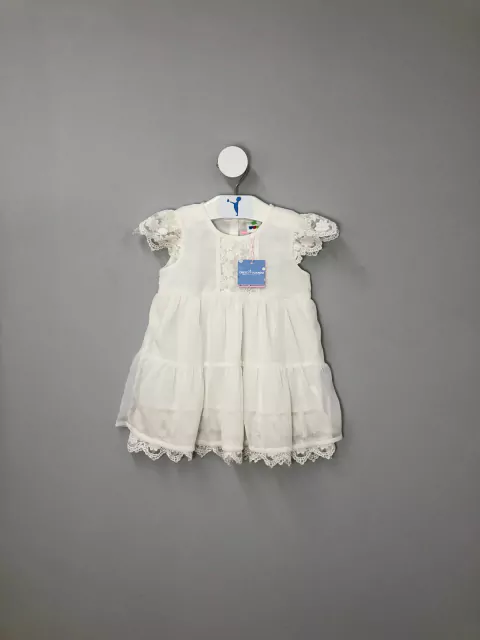 Vestido Off White Puc Infantil