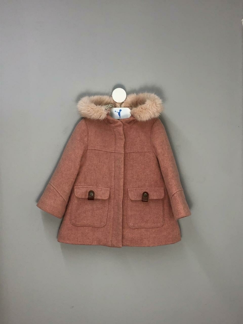 Sobretudo Infantil Rosa Zara