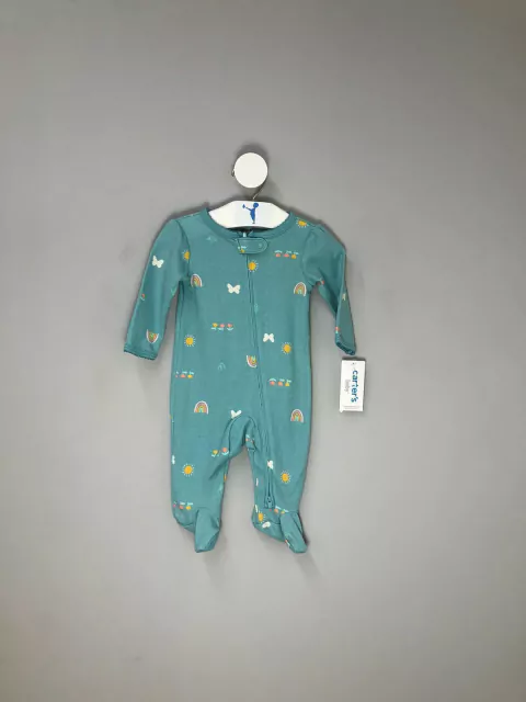 Macacão Bebe Borboleta e Arco Iris Carters Novo