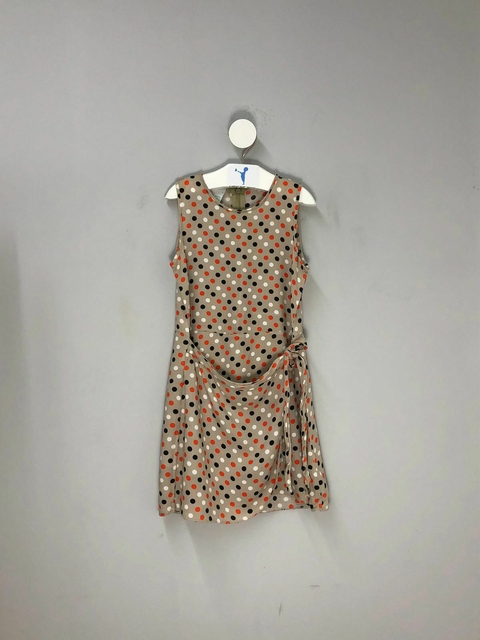 Vestido Poá Bege Malwee Infantil
