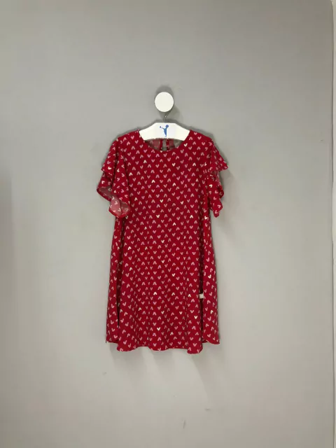 Vestido Hering coração Vermelho Infantil