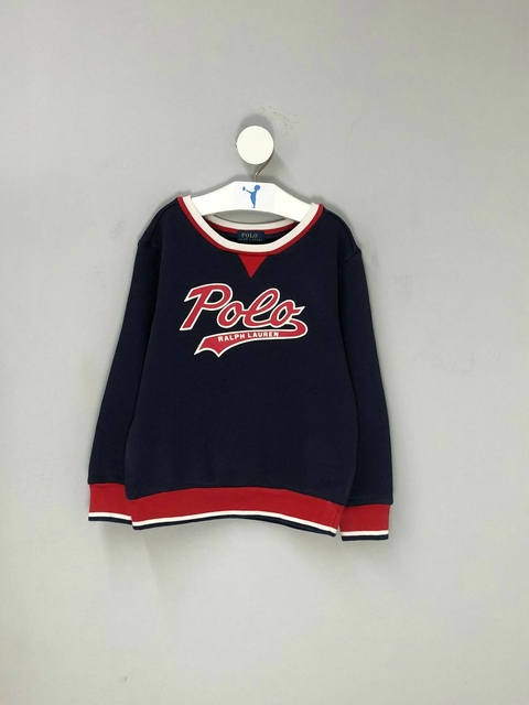 Moletom Fino Infantil Azul Marinho Ralph Lauren