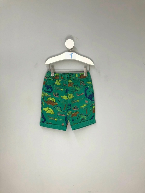 Bermuda Jeans Verde George Estampado