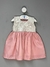 Vestido Festa Infantil Branco e Rosa - comprar online