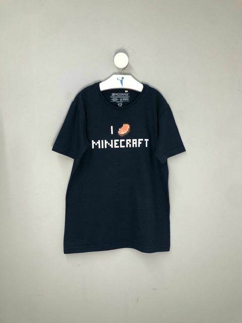 Camiseta Minecraft Azul Marinho Mojang - comprar online