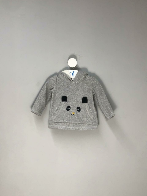 Casaco Cinza Carters Rostinho Infantil - comprar online