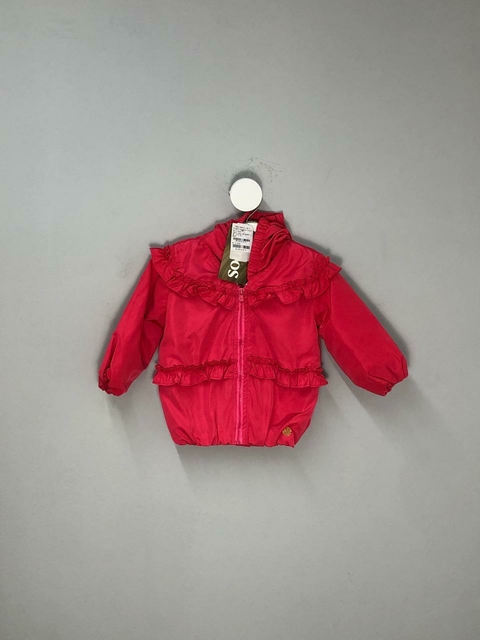 Corta Vento Paola Bimbi Rosa C/Capuz (NOVO) - comprar online